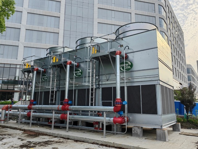 Şangay Metro, 24 hücreli SMCT, Ultra-sessiz fan, 48 MW Soğutma Yükü.